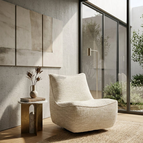   Fabric Swivel Lounge Chair | Oroa.com