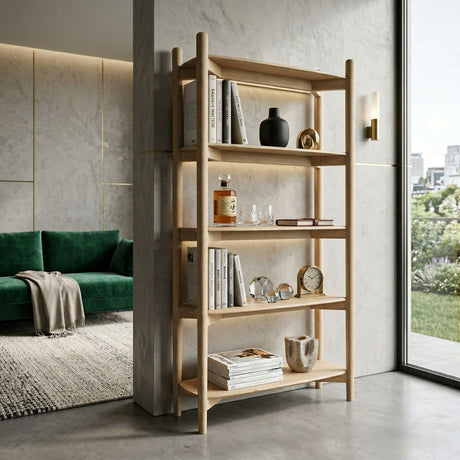   Oak Ladder Wall Cabinet | Oroa.com