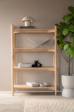 Oak Ladder Wall Cabinet | Eleonora Selbu | OROA.com
