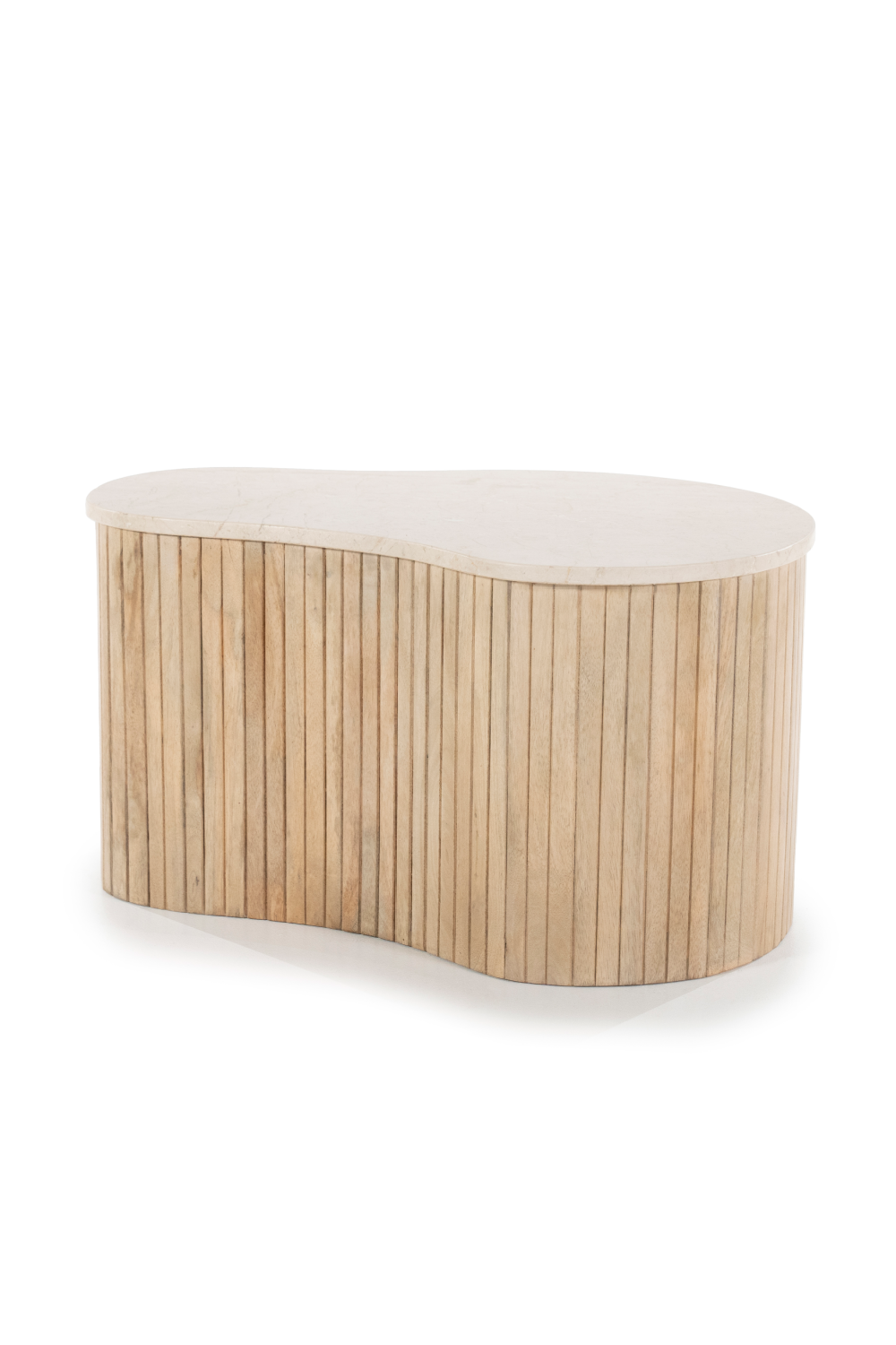 Fluted Mango Coffee Table S | Eleonora Kira | OROA.com