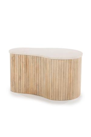 Fluted Mango Coffee Table S | Eleonora Kira | OROA.com