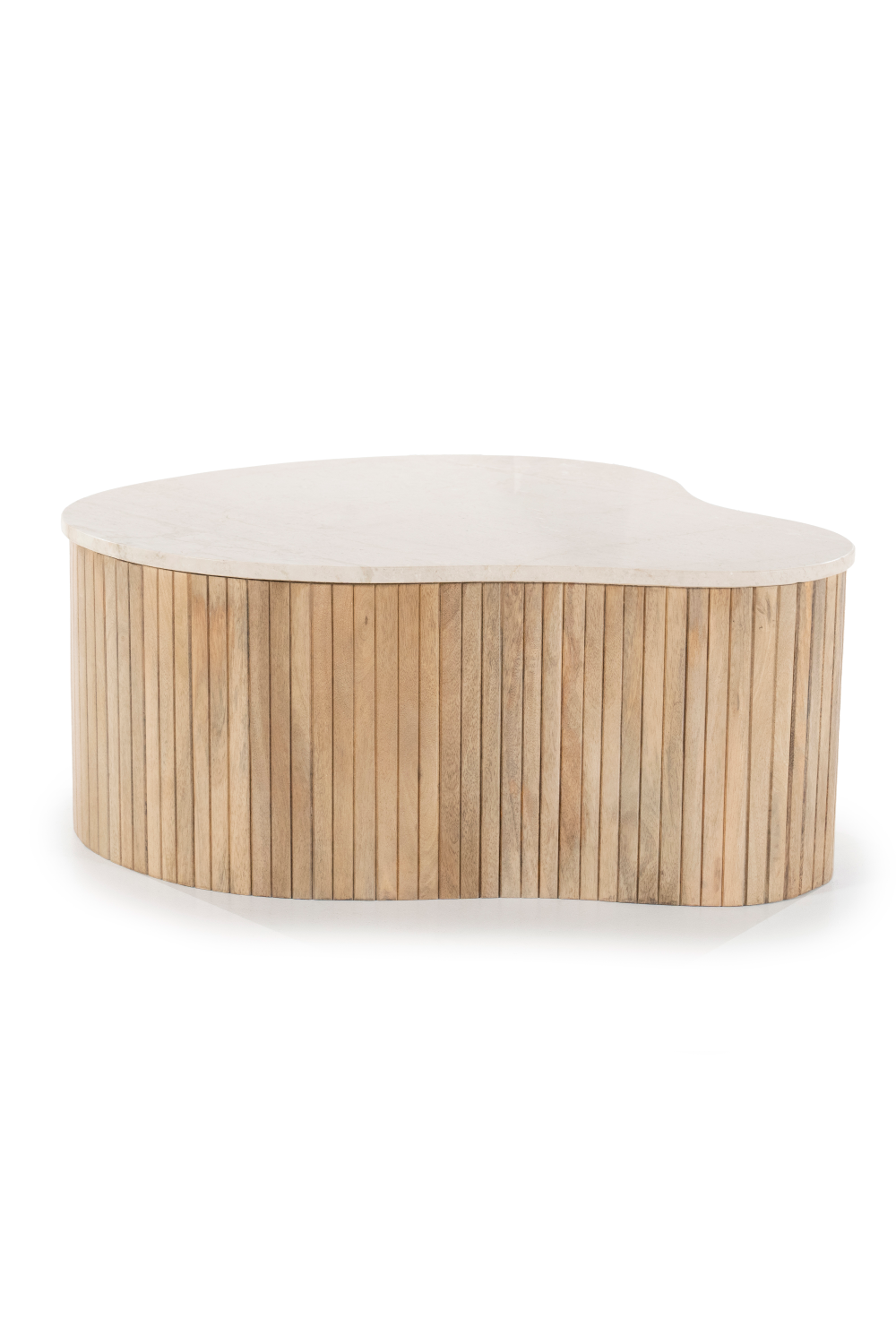 Fluted Mango Coffee Table S | Eleonora Kira | OROA.com