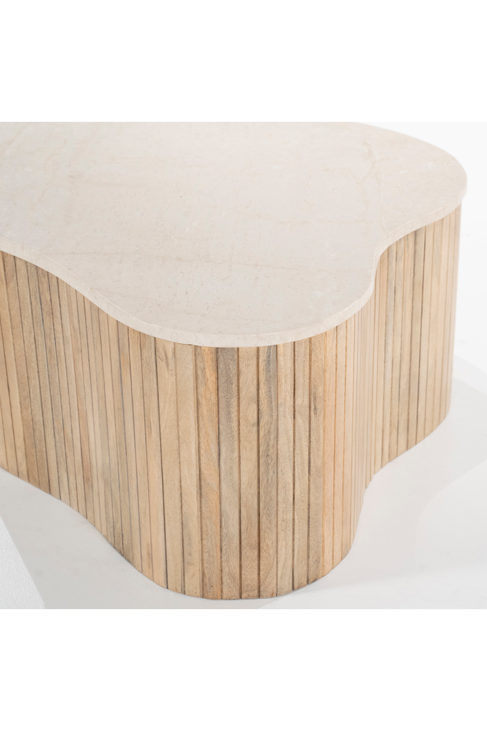Fluted Mango Coffee Table S | Eleonora Kira | OROA.com