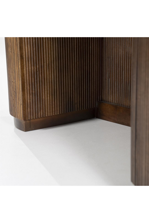 Organic Shape Travertine Desk | Eleonora Mari | OROA.com