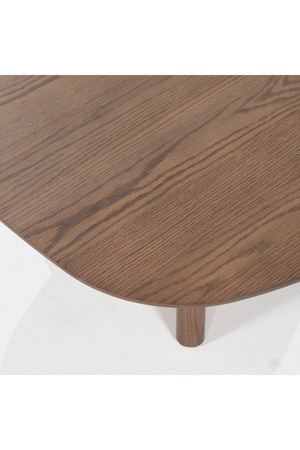 Brown Varnished Oak Coffee Table | Eleonora Stef | OROA.com