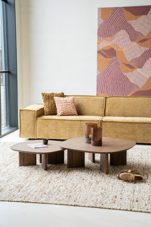 Brown Varnished Oak Coffee Table | Eleonora Stef | OROA.com