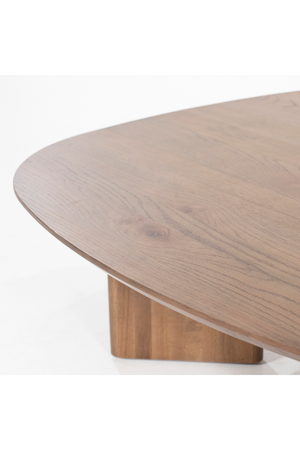 Brown Varnished Oak Coffee Table | Eleonora Stef | OROA.com