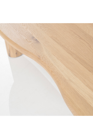 Bean Shape Oak Coffee Table | Eleonora Josh | OROA.com