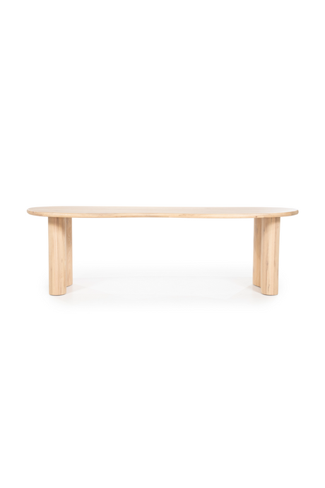 Varnished Oak Organic Dining Table | Eleonora Josh | OROA.com