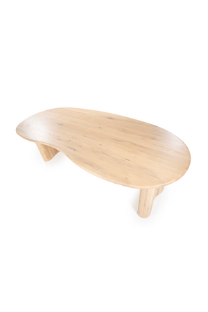Varnished Oak Organic Dining Table | Eleonora Josh | OROA.com