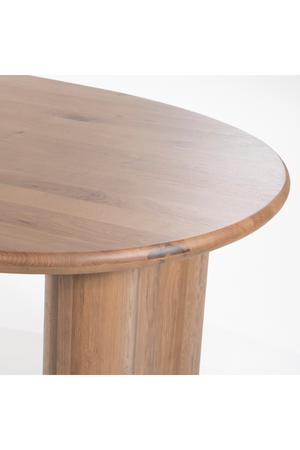Varnished Oak Organic Dining Table | Eleonora Josh | OROA.com