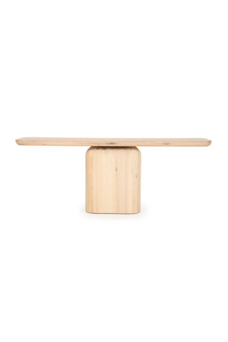 Central-Based Oak Console Table | Eleonora Leon | OROA.com