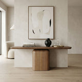 Central-Based Oak Console Table | Eleonora Leon