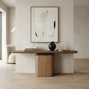   Central-Based Oak Console Table | Oroa.com