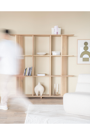 Oak Shelf Wall Cabinet | Eleonora Ty | OROA.com