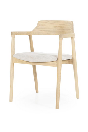 Padded Seat Ash Dining Chair | Eleonora Yorick | OROA.com
