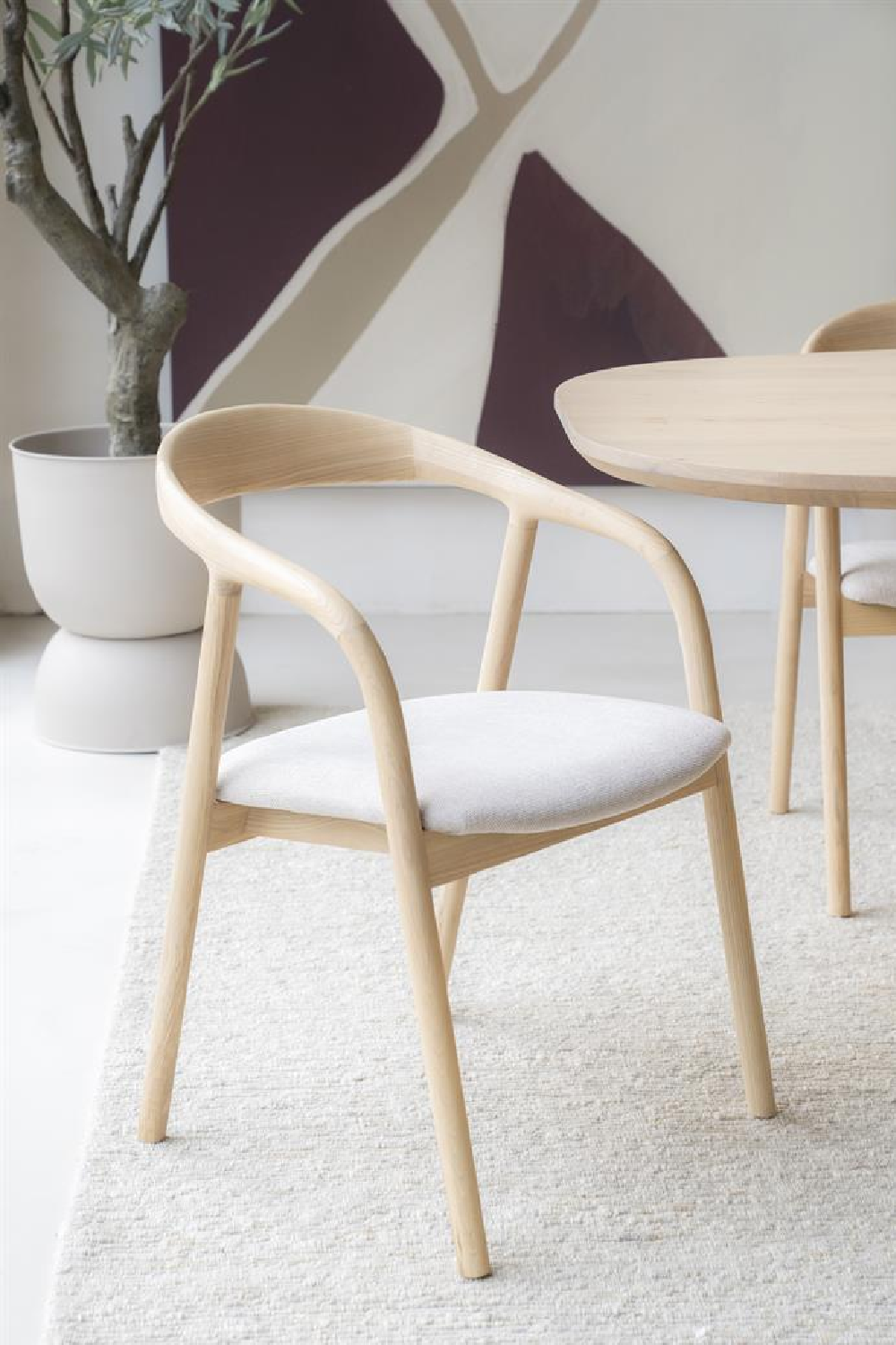 Ash Wood Dining Chair | Eleonora Rayven | OROA.com