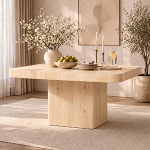   Square Oak Dining Table | Oroa.com