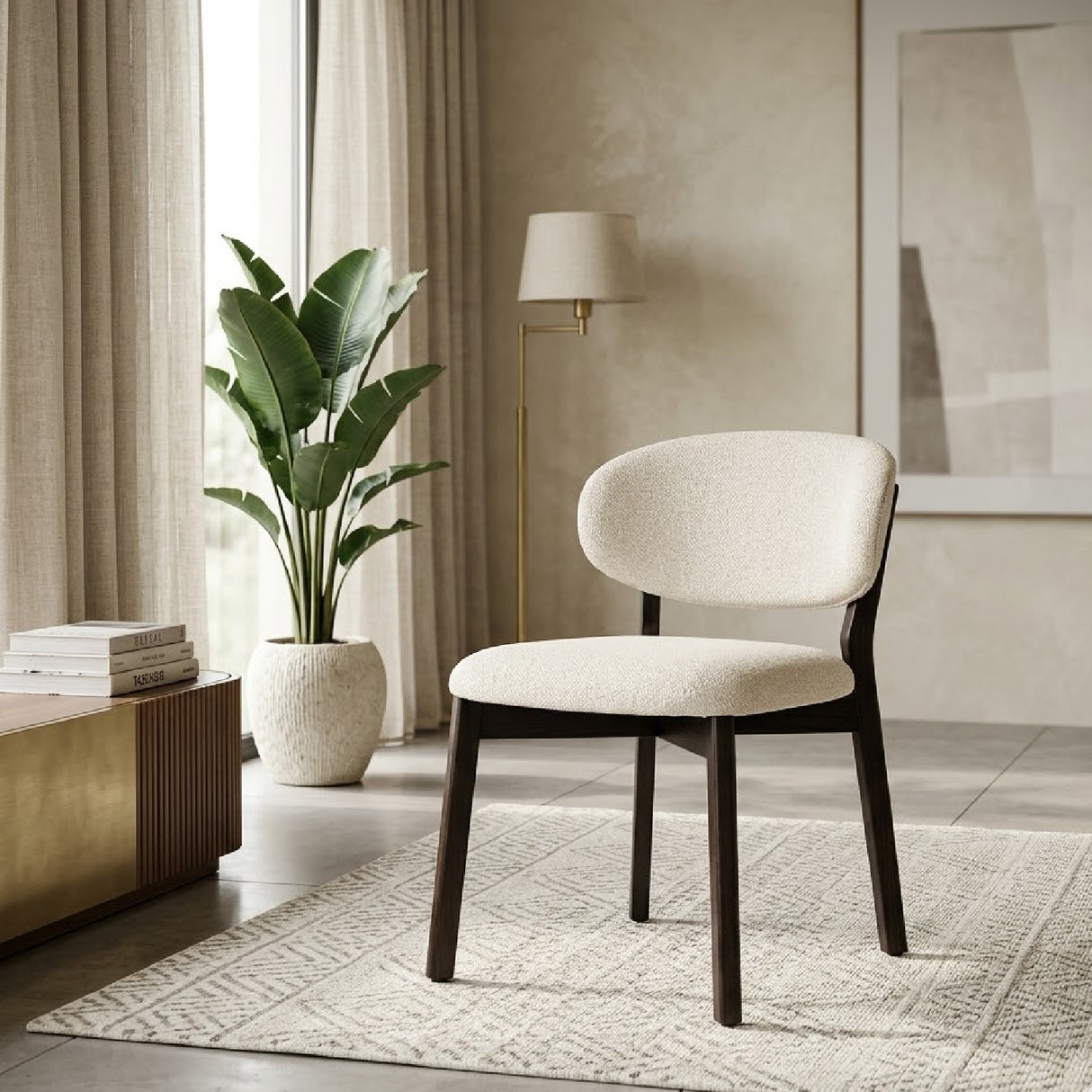   Oak Framed Dining Chair | Oroa.com