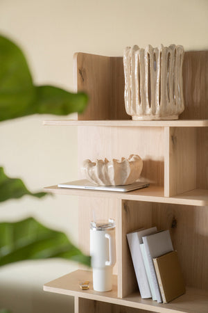 Oak Veneer Wall Cabinet | Eleonora Renee | OROA.com