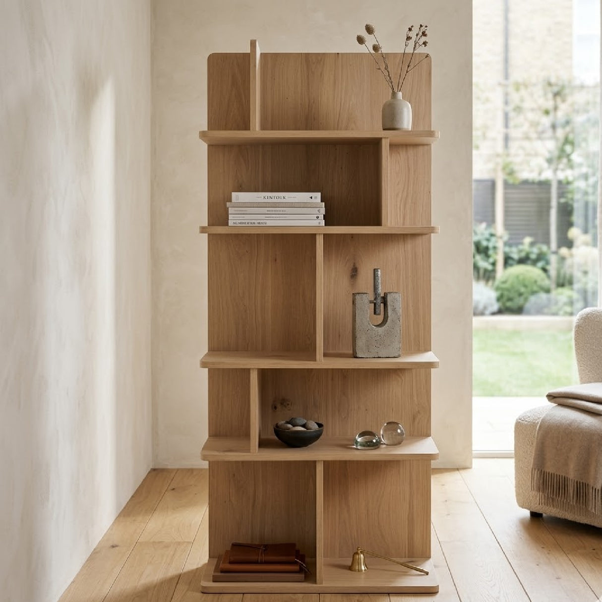   Oak Veneer Wall Cabinet | Oroa.com