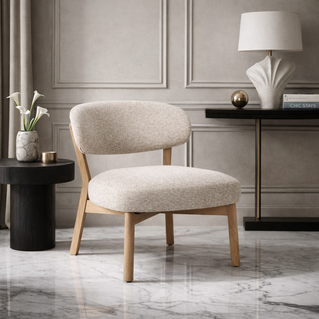   Oak Framed Accent Chair | Oroa.com