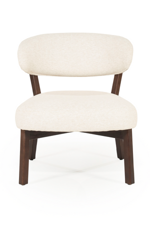 Brown Oak Accent Chair | Eleonora Mikky | OROA.com
