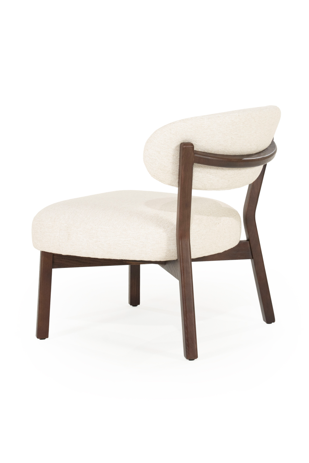 Brown Oak Accent Chair | Eleonora Mikky | OROA.com