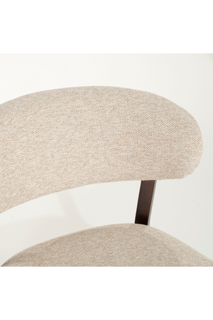 Brown Oak Accent Chair | Eleonora Mikky | OROA.com