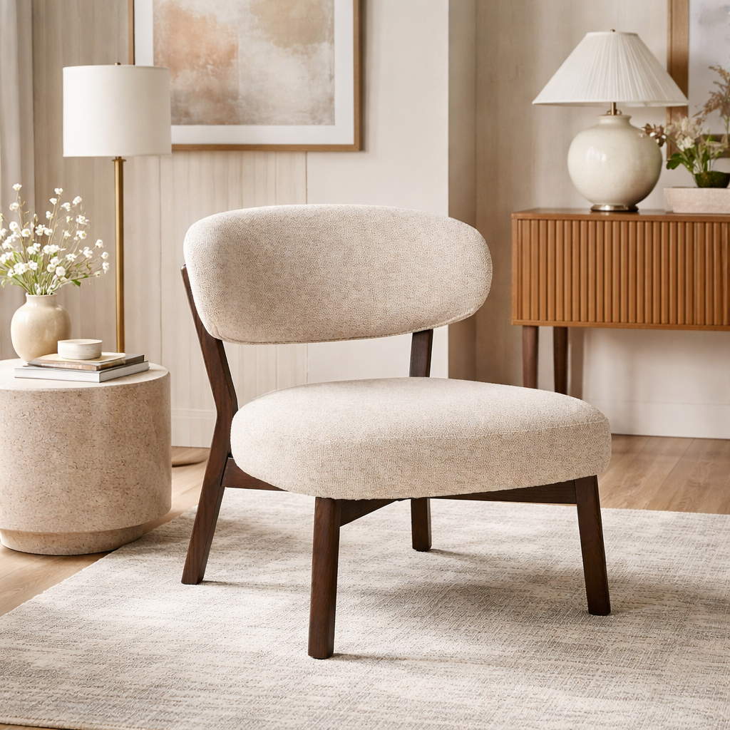   Oak Framed Accent Chair | Oroa.com