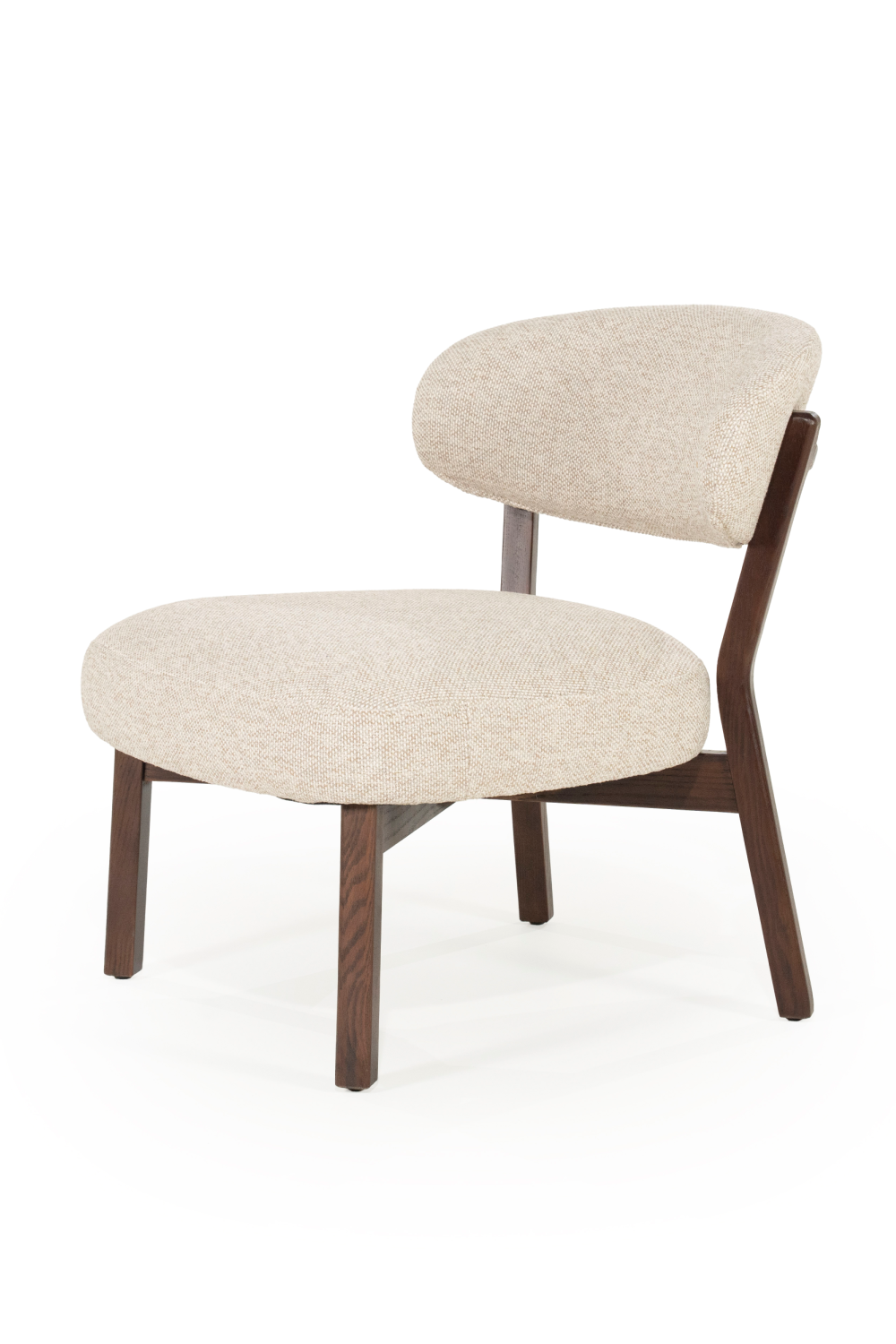 Brown Oak Accent Chair | Eleonora Mikky | OROA.com