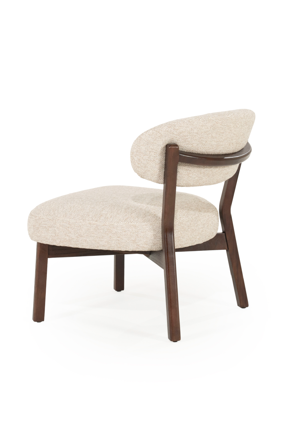 Brown Oak Accent Chair | Eleonora Mikky | OROA.com