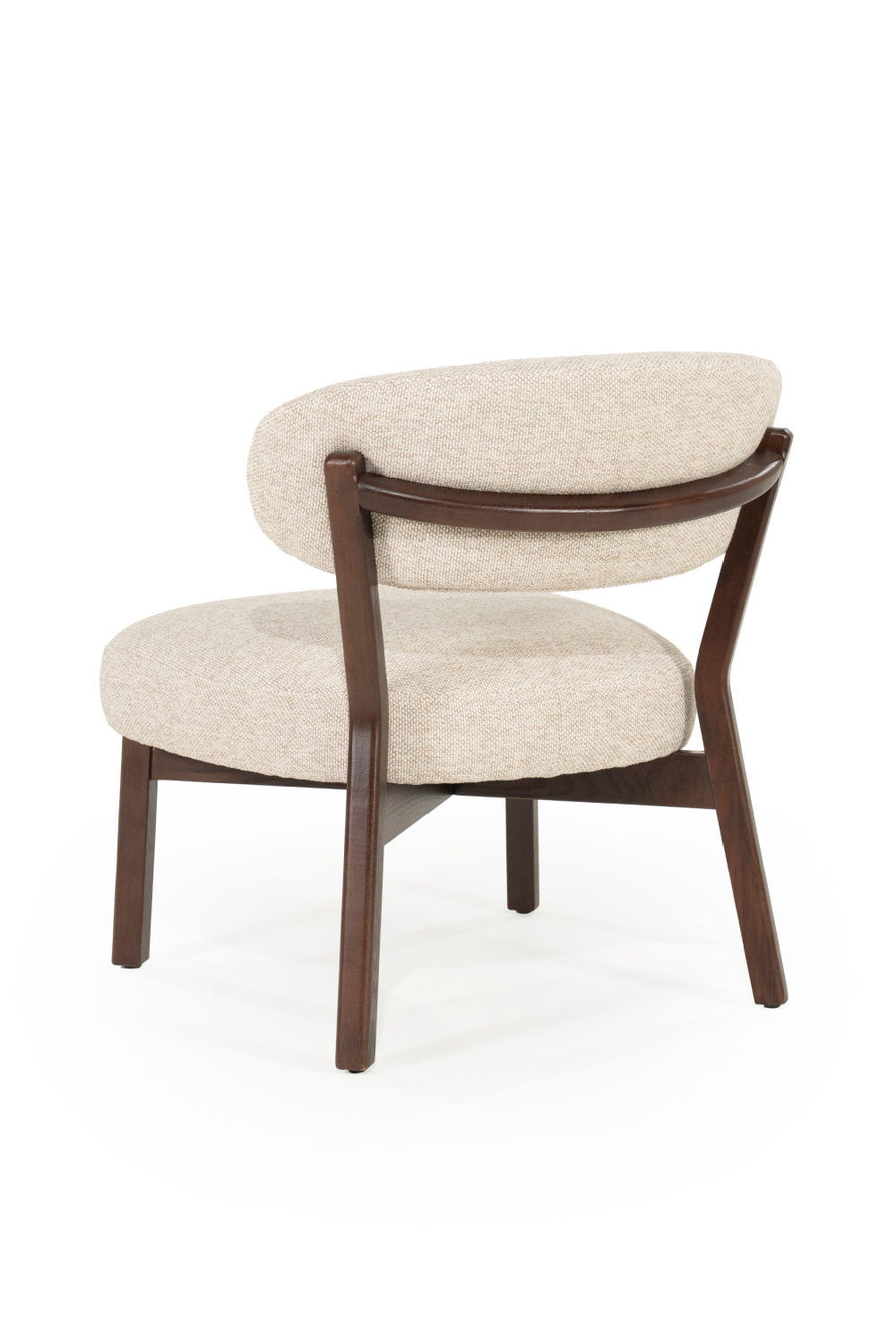 Brown Oak Accent Chair | Eleonora Mikky | OROA.com