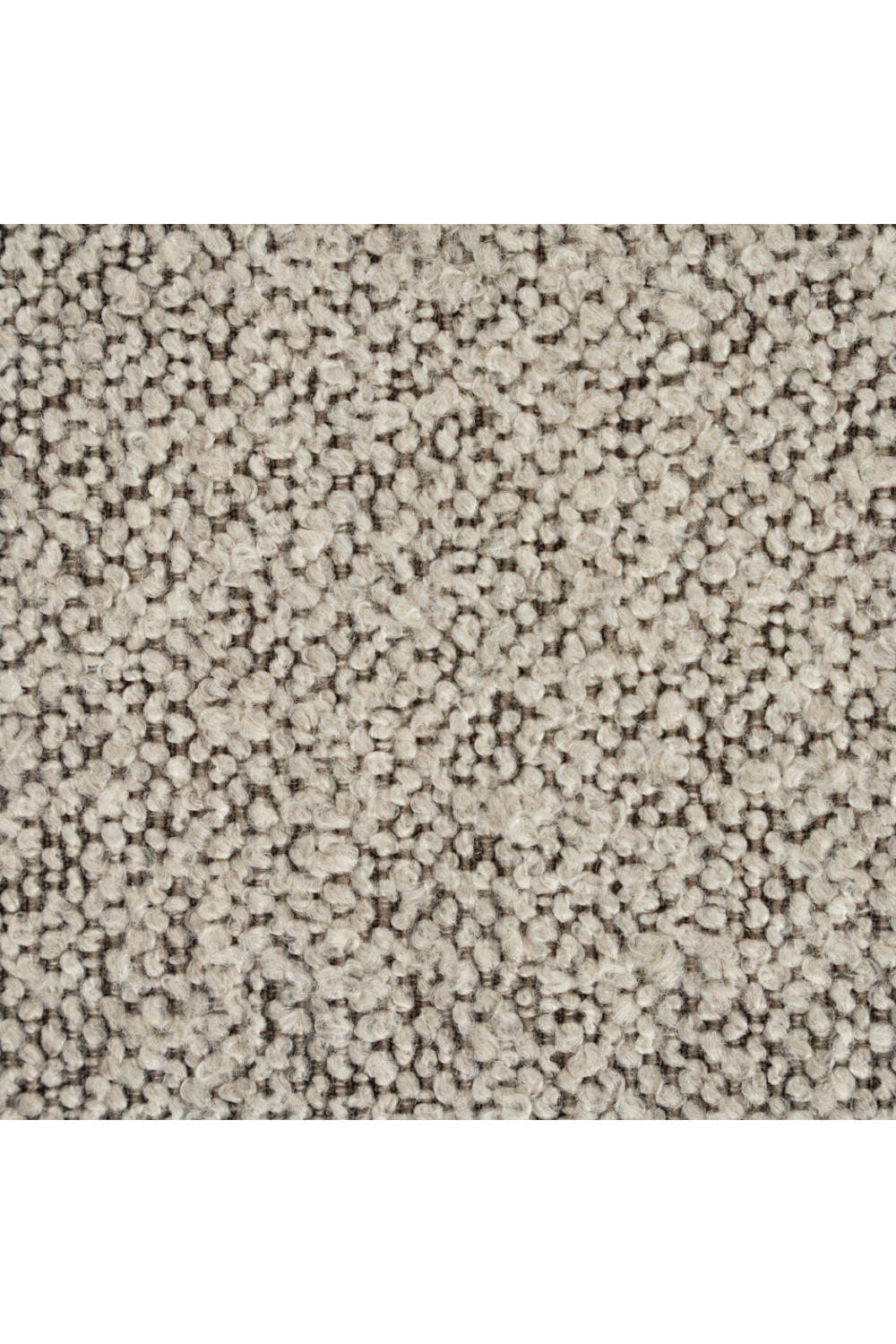 Cylindrical Taupe Fabric Ottoman | Eleonora Avah | OROA.com