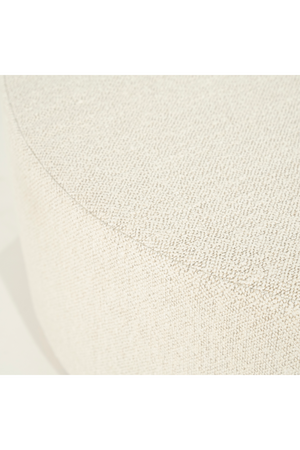 Cylindrical Beige Fabric Ottoman | Eleonora Avah | OROA.com