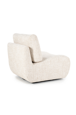 Fabric Upholstered Swivel Lounge Chair | Eleonora Lucia | OROA.com