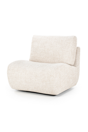 Fabric Upholstered Swivel Lounge Chair | Eleonora Lucia | OROA.com