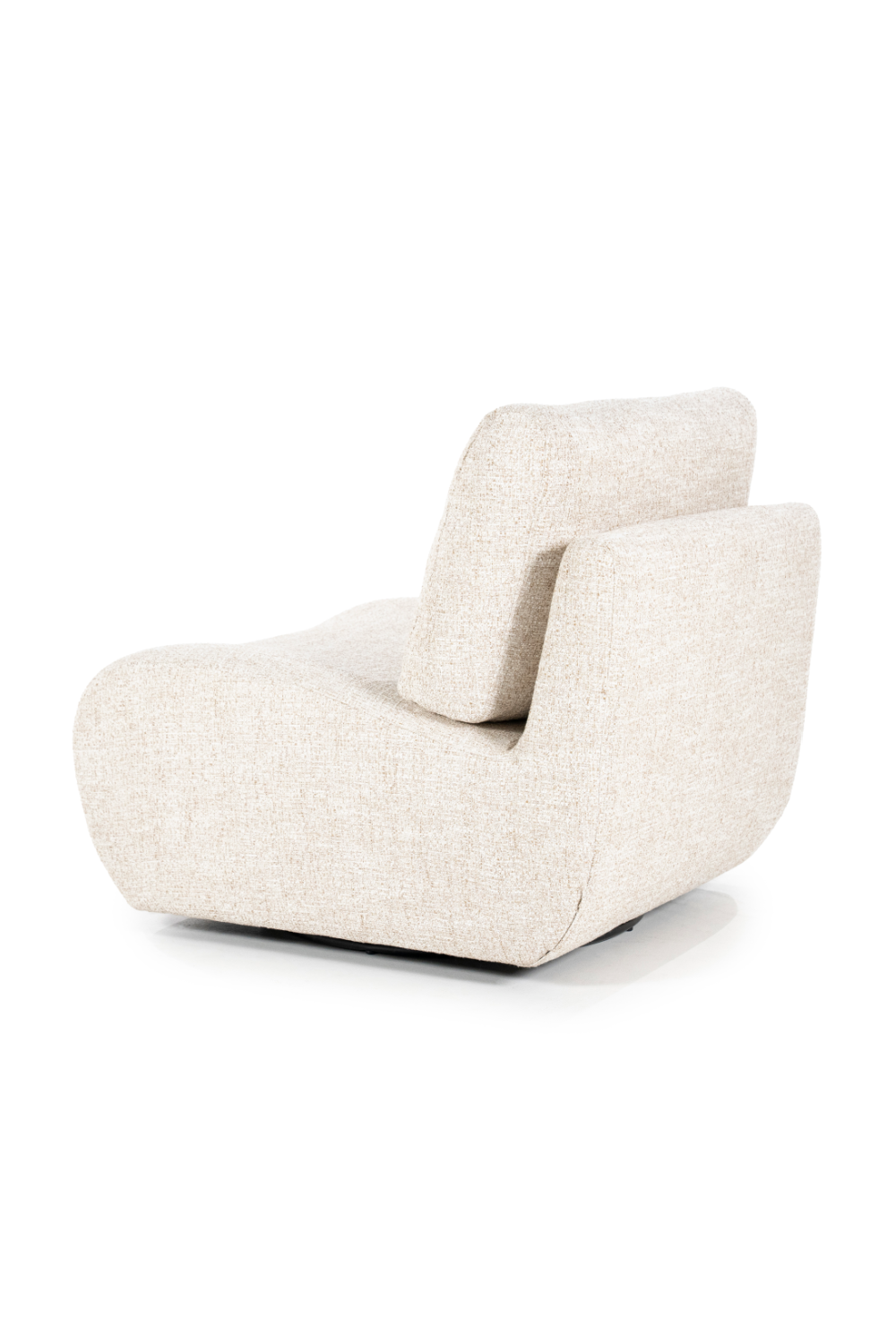 Fabric Upholstered Swivel Lounge Chair | Eleonora Lucia | OROA.com