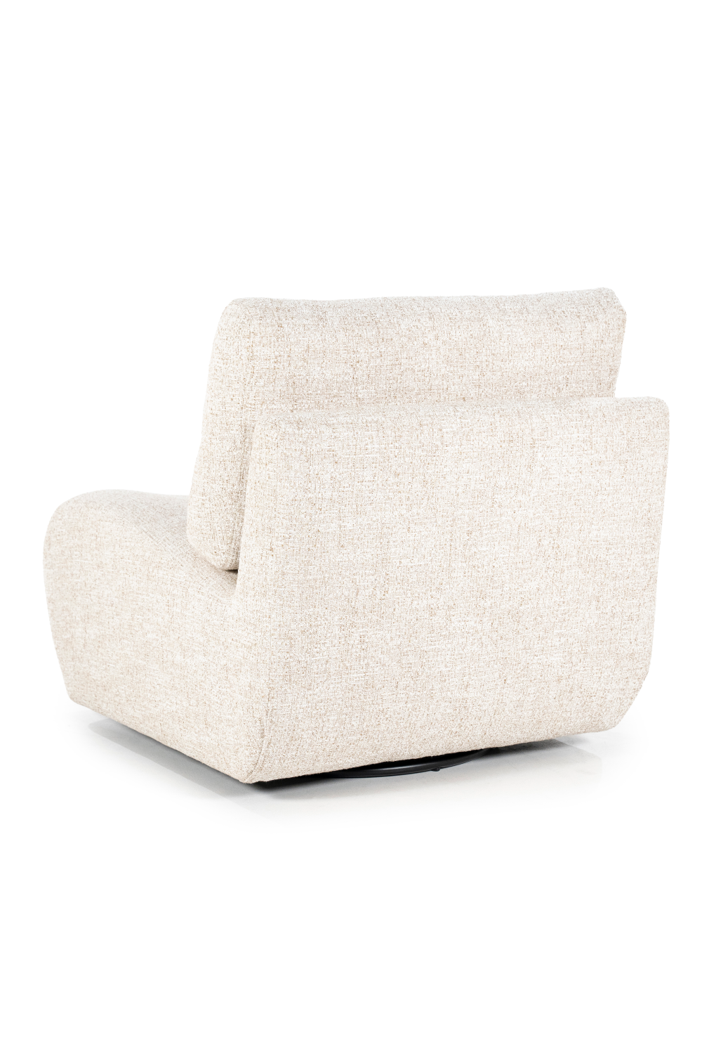Fabric Upholstered Swivel Lounge Chair | Eleonora Lucia | OROA.com
