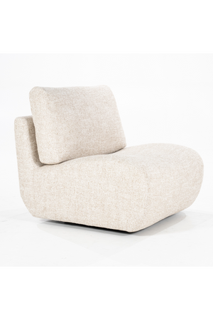 Fabric Upholstered Swivel Lounge Chair | Eleonora Lucia | OROA.com