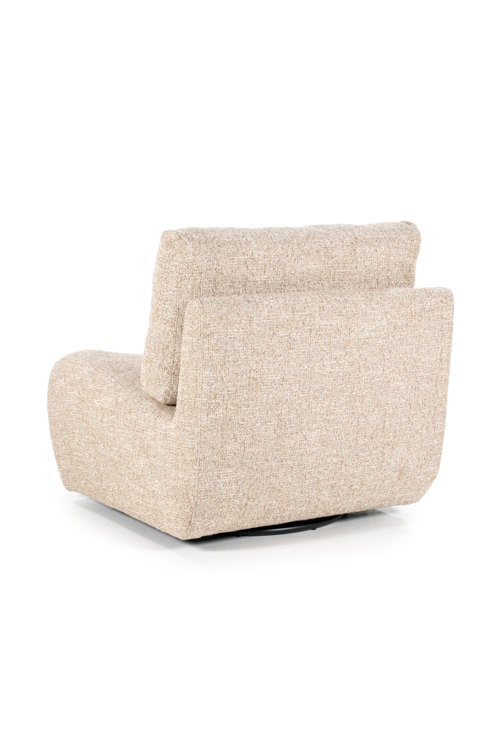Fabric Upholstered Swivel Lounge Chair | Eleonora Lucia | OROA.com