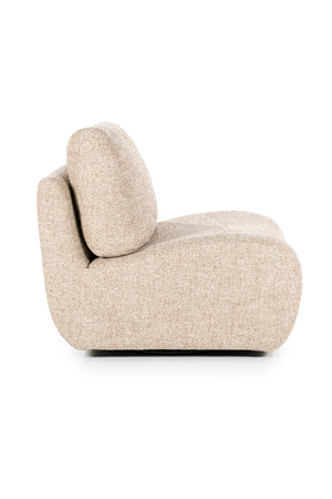 Fabric Upholstered Swivel Lounge Chair | Eleonora Lucia | OROA.com
