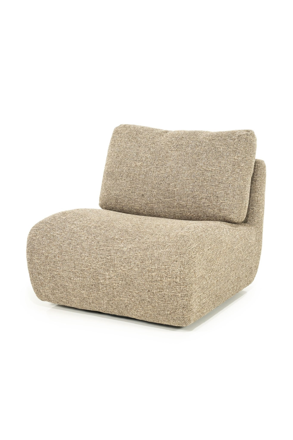 Fabric Upholstered Swivel Lounge Chair | Eleonora Lucia | OROA.com
