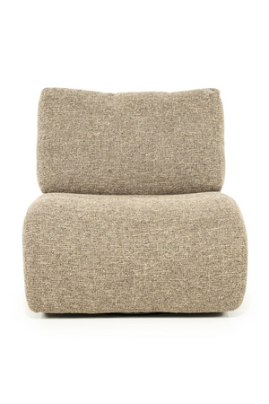 Fabric Upholstered Swivel Lounge Chair | Eleonora Lucia | OROA.com