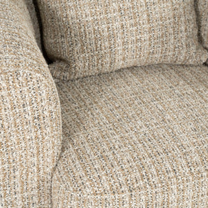   Curved Back Swivel Accent Chair | Oroa.com