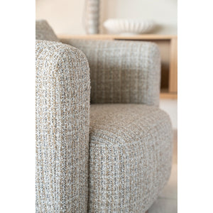   Curved Back Swivel Accent Chair | Oroa.com