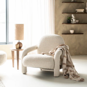   Upholstered Chunky Lounge Armchair | Oroa.com