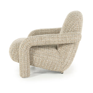   Upholstered Chunky Lounge Armchair | Oroa.com