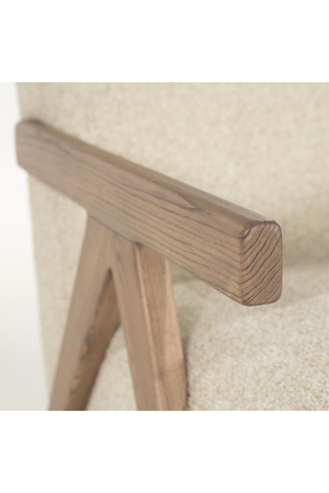 Ash Framed Lounge Armchair | Eleonora Francis | Oroa.com