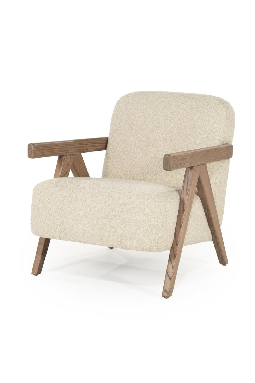 Ash Framed Lounge Armchair | Eleonora Francis | Oroa.com